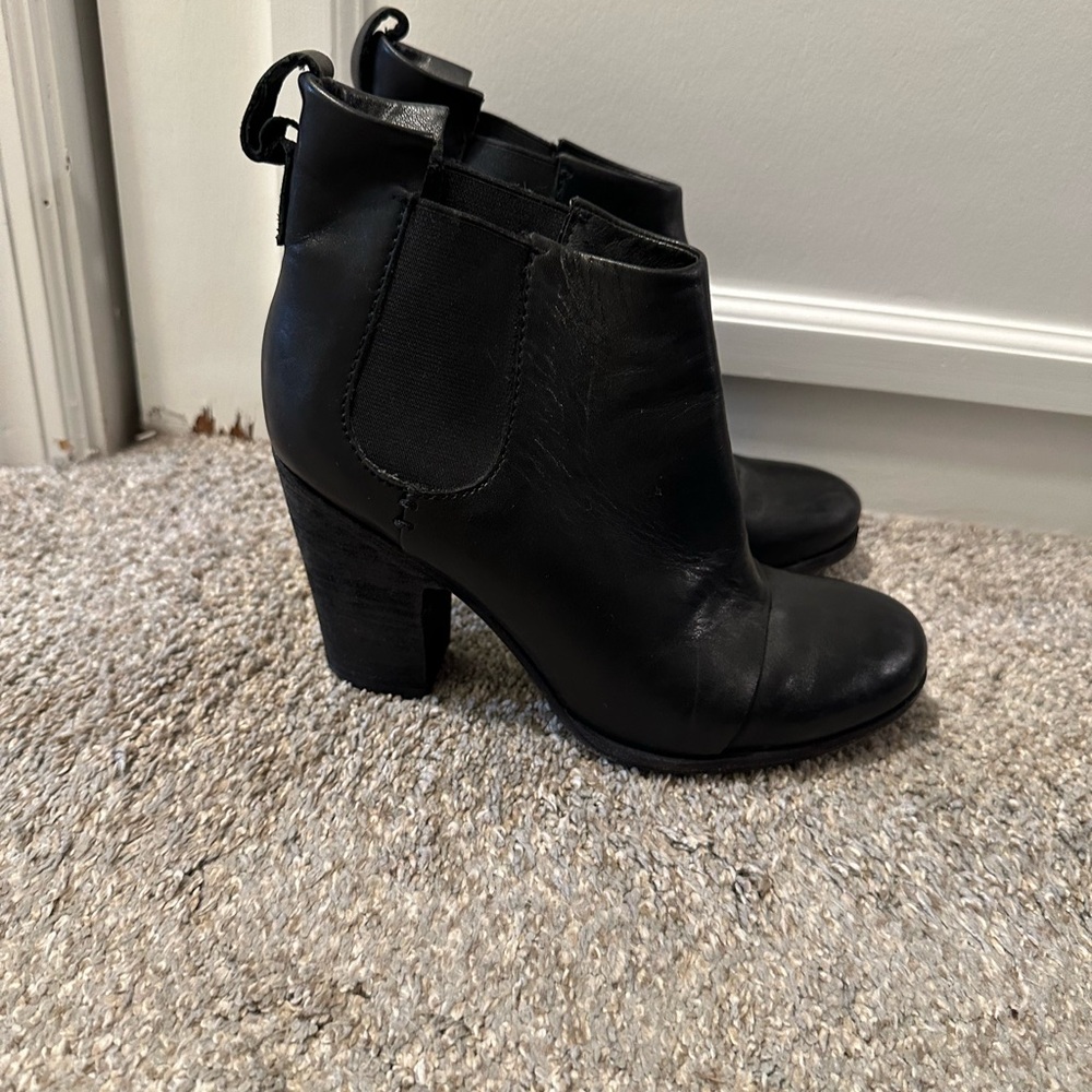 Belle Sigerson Morrison Black Ankle Booties